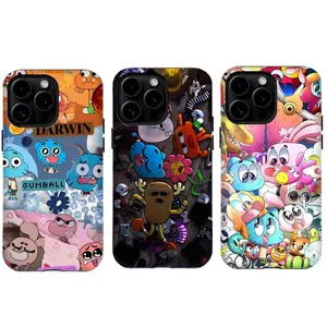The Amazing W0rld of Gumball Phone Case|Shockproof Cute Cartoon Cover For iPhone 17 Pro Max 16 15 14 13 12 11 for Samsung S21 S22 S23 S24 S25 Phone Case|Tough Phone Case|Gift for Fans