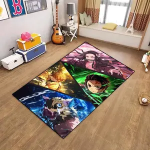 Hashira Group Rug – Demon Slayer Characters Anime Decor