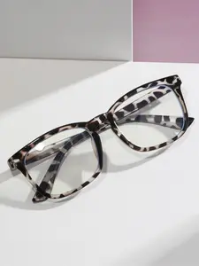 Square Frame Anti-blue Light Glasses, Stylish Square Frames, Fashion Eyeglasses for Women & Men, Fashion Eyeglasses for Work, Daily Clothing Decor, Perfect for Student Daily Use