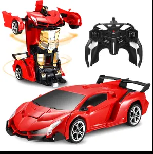 Remote Control Car Toys Transform RC Cars Kids One Button Transformation, Toys for Young Men Women's Christmas Gift, Halloween Present