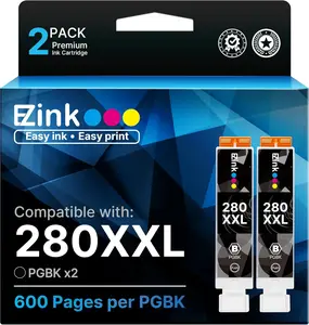 E-Z Ink Compatible tr8620a Ink Cartridge Replacement for PIXMA TR8520 TR8620 TR8622a TS9521C TS6120 TS9120