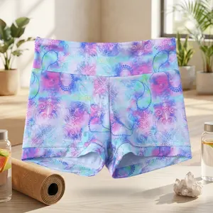 Girls' Gymnastics Dance Shorts - Spandex Athletic Shorts for Golf Tennis Volleyball Running Tumbling Comfortable Stretchy Breathable Workout Training Activewear Perfect for Sports Practice and Competition