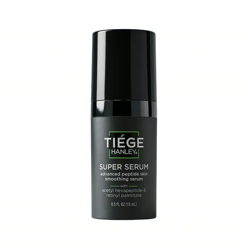 Tiege Hanley Super Serum - Peptides + Retinyl Palmitate + Hyaluronic Acid - Anti-Aging Face Serum for Wrinkles
