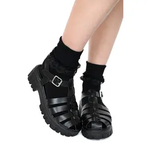 Black Lace Bobby Socks
