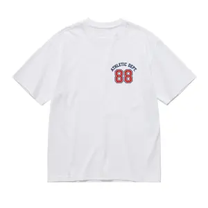 Varsity Athletic Dept 88 T Shirt Retro Sports Graphic Tee Mens Casual Streetwear Preppy Summer