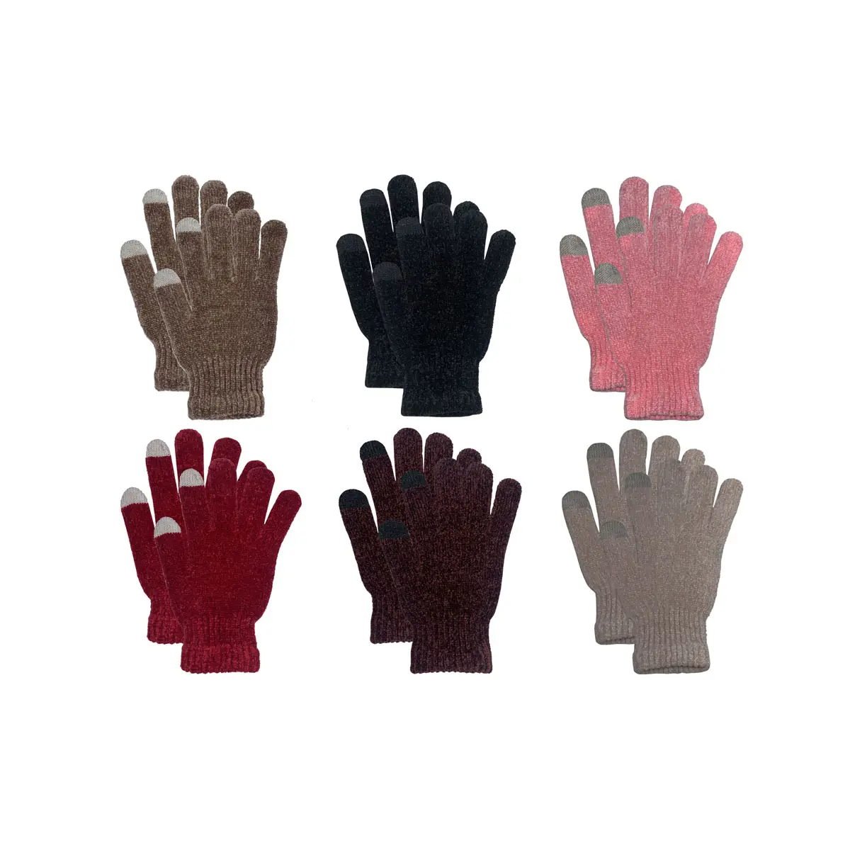 Chenille Winter Gloves