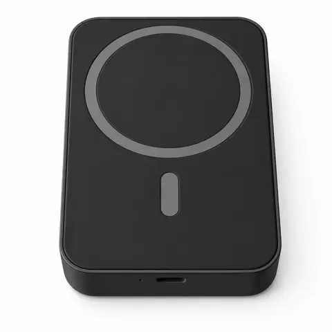 Portable Magnetic Battery Power Bank - Black