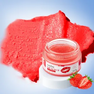 2-Piece Fall & Winter Lip Care Cosmetics Kit: Strawberry Scrub + Hydrating Balm for Long-Lasting Moisture Lip Moisturizer