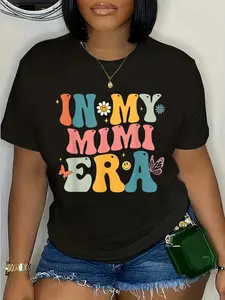100% Cotton Groovy In My Mimi Era Mom Grandma Mothers Day T-Shirt