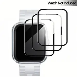 Watch Screen Protector, 3pcs Durable & Scratch-Resistant Watch Screen Protector, Wearable Accessories Compatible with Huawei Watch Fit 4 Pro/Watch Fit 4