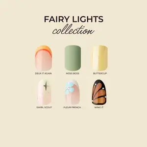Kleo Kolor Fairy Lights Press On Nail Collection