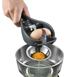 Quick Egg Beater Opener, Egg Separator, 304 Stainless Steel Beauty Egg Opener, Durable Kitchen Tool for Baking & Cooking