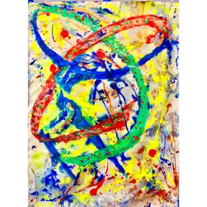 Dancing In The Rain, Wall Art Contemporary Painting