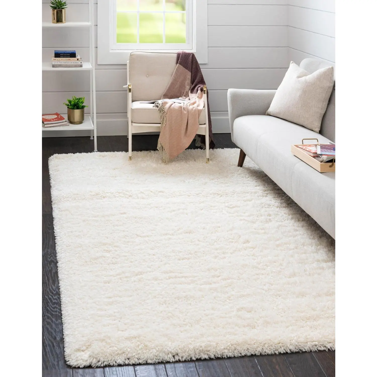Pearl Infinity Shag Rug