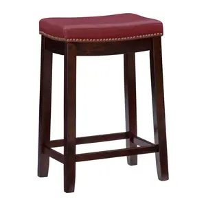 Linon Home Brenner Kitchen Counter Stool W/ Pad ded Seat