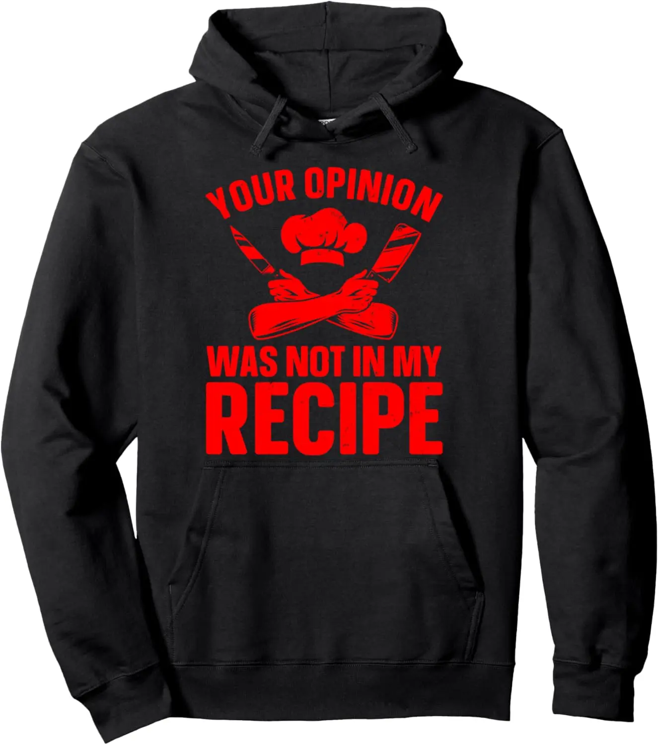 Funny Chef Design For Men Women Cook Cooking Culinary Chef Pullover Hoodie