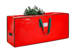 7.5 ft Christmas Tree Storage Bag - Durable Heavy Duty Extra Large Artificial Xmas Holiday Tree Bag with Reinforced Handles and Dual Zippers Wide Opening