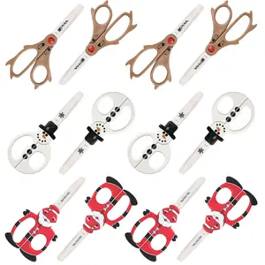 Westcott 5" Kids Holiday Scissors 12-Pack