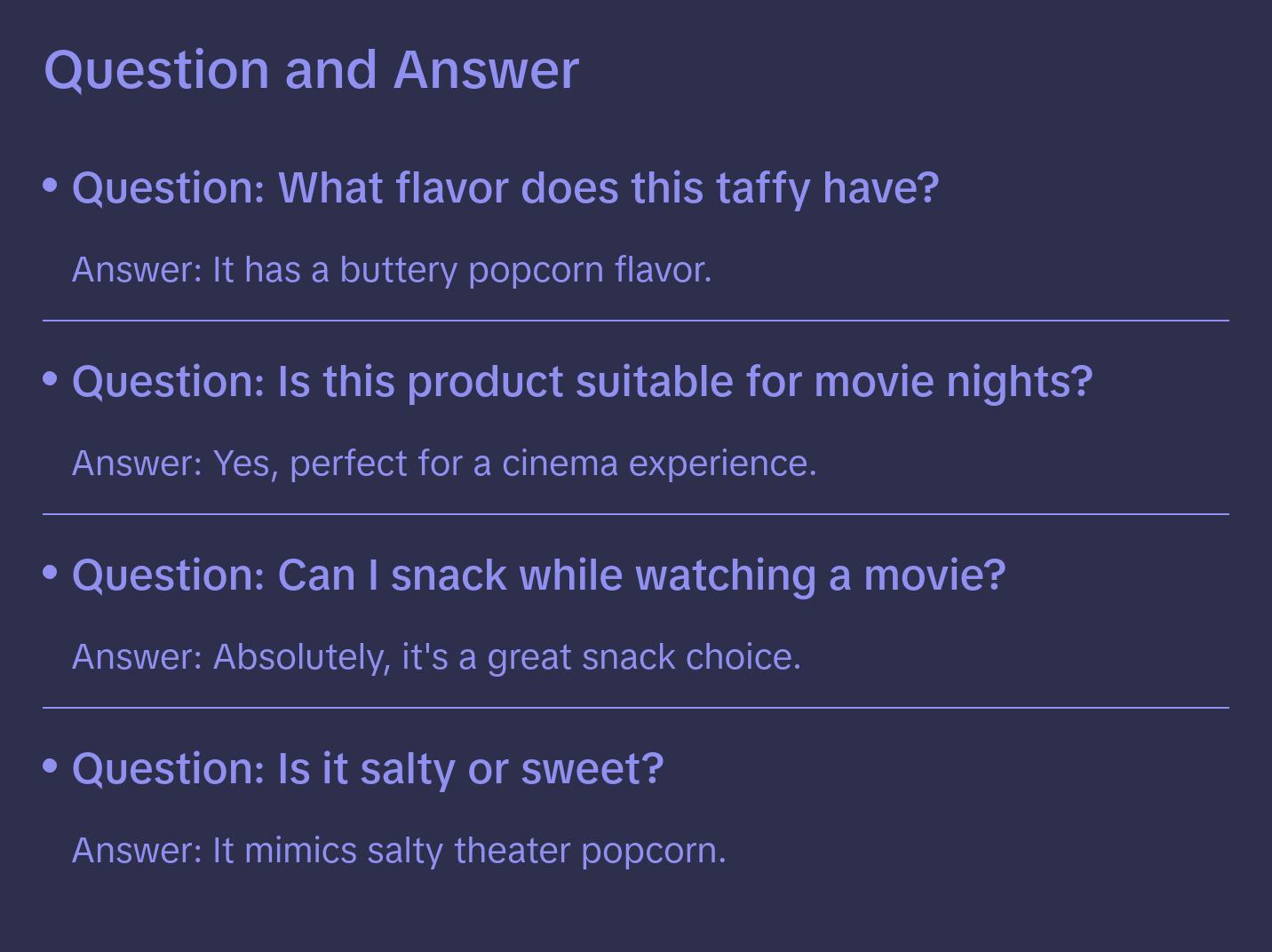 Taffy Shop, What's Poppin' Salt Water Taffy - Gourmet Buttered Popcorn Soft & Chewy Candy