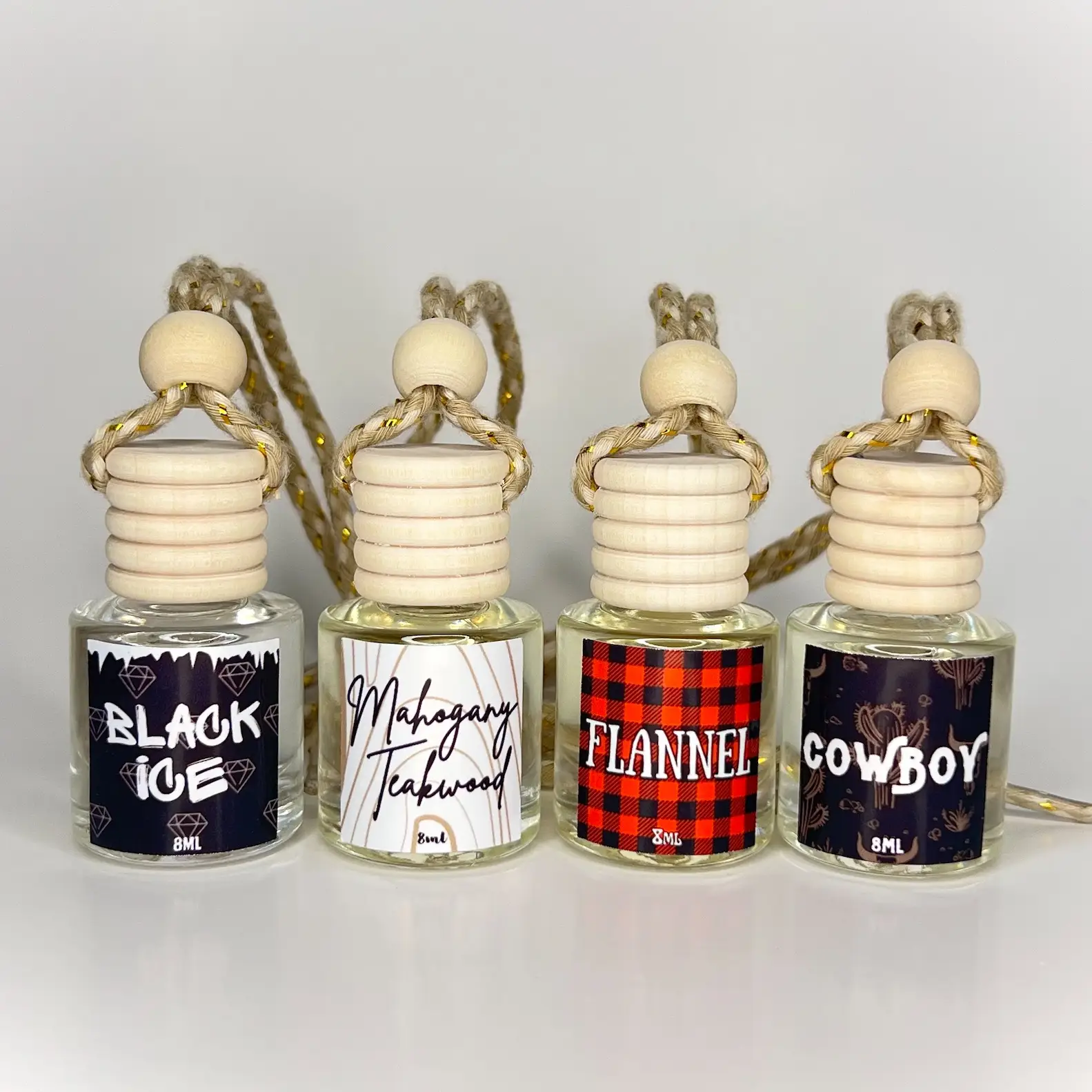 Masculine Scents Bundle 4-Pack Hanging Air Freshener Diffusers