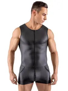 Men's Stage Performance Costume, European and American Style Jumpsuit, Ideal for Bars and Shows, Trendy Men's Clothing for Performers