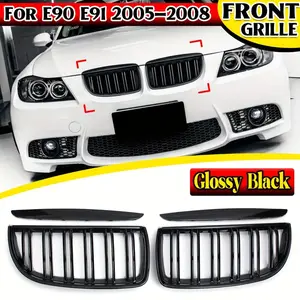 For the BMW 3 Series E90/E91 models (2005 - 2008 model years), including 325xi, 320i, 325i, 325i, 328i, 330i and 335i, the kidney-shaped grille, Car Accessories