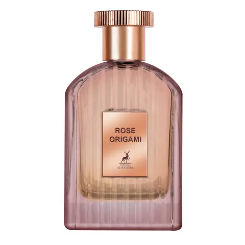 Maison Alhambra Rose Origami for Unisex Eau de Parfum Spray, 3.4 Ounce