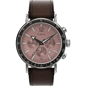 Timex Waterbury 43mm Brown Mens Watch TW2W47300