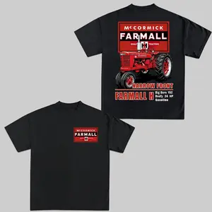 Farmall H Narrow Front Tractor T-Shirt Farm Machinery Graphic T-Shirt Hoodie Farmers Gift - Versatile Unisex Wear - Iconic Styles - From Classic to Bright