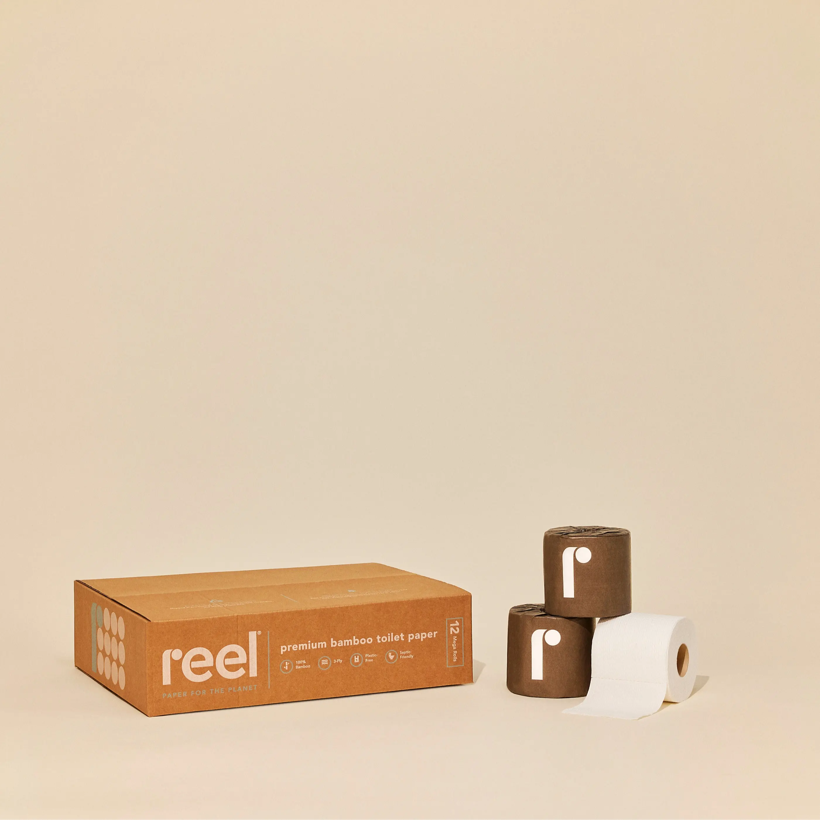 Reel Bamboo Toilet Paper (12-ct) Reel Bamboo Toilet Paper (12-ct)