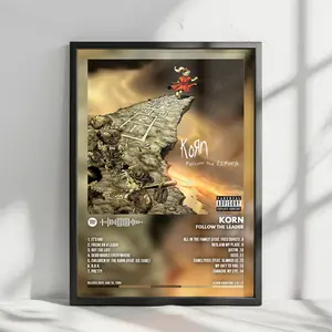 Korn "Follow the Leader  " Album Cover Poster - with Complete Tracklist - NO FRAME
