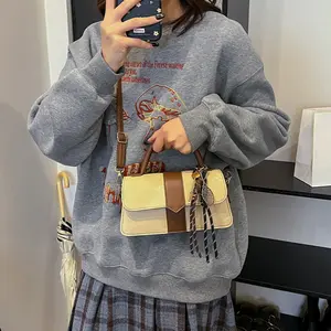 Mini Satchel Crossbody Bag - Adjustable Strap Top Handle Purse with Secure Storage for Travel(with accessories) ﻿