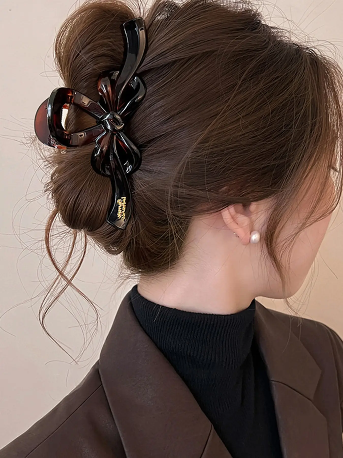 Large Size Butterfly Hair Clip for Thick Hair, High-Quality Clamp, Perfect for Autumn Winter Updo Hairstyles, Stylish and Durable Accessory, Hair Styling Clips, Fashion Hair Accessories