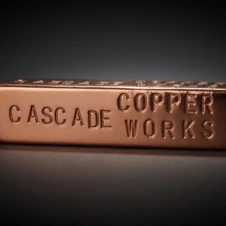 Premium Quality Copper Hand-Poured Ingot Bars, ~16+ oz Stamped