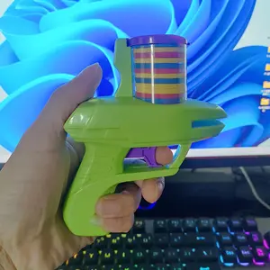 Flying Saucer Radish Soft Bullet Launcher, Creative Parent-child Interactive Multiplayer Battle Toy, Outdoor Activity Toy, Flying Ball Launcher