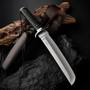 Premium Fixed Blade Knife with Protective Sheath, Perfect Father's Day Gift for Outdoor Enthusiasts, Camping, Hiking and Adventure Gear