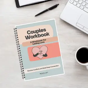 Couples Workbook for Marriage Counseling, 1 Count Therapeutic Tools for Intimacy Guidance, Relationship Workbooks for Therapists