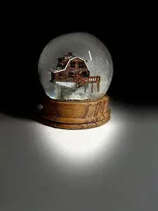 Custom Home in a Snow Globe- Custom Snow Globe