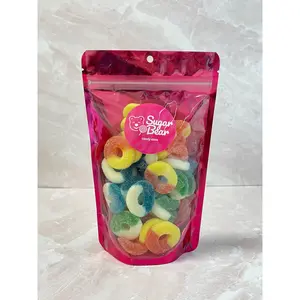 Gummy Rings Mix - Sweet and Soft Candy Mix with Fruit Flavor - 4 oz & 8 oz & 1 lb Candy Bag