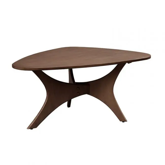 Blaze Triangle Wood Coffee Table