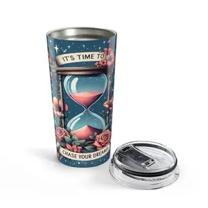 Positive Quote Tumbler, Inspirational Drink Cup with 8 Design Options