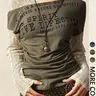 Letter Print Faux Two-Piece Long-Sleeve Fitted T-Shirt, American Vintage Style, Casual Daily Wear, Men's Clothing, Top