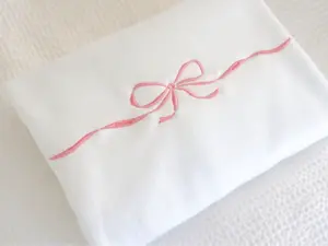 Embroidered Pink Bow Sweater, Pink Ribbon Crewneck Sweatshirt, Coquette Style Sweatshirt, Embroidery Coquette Bow T-Shirt, Embroidered Pink Ribbon Tee Shirt