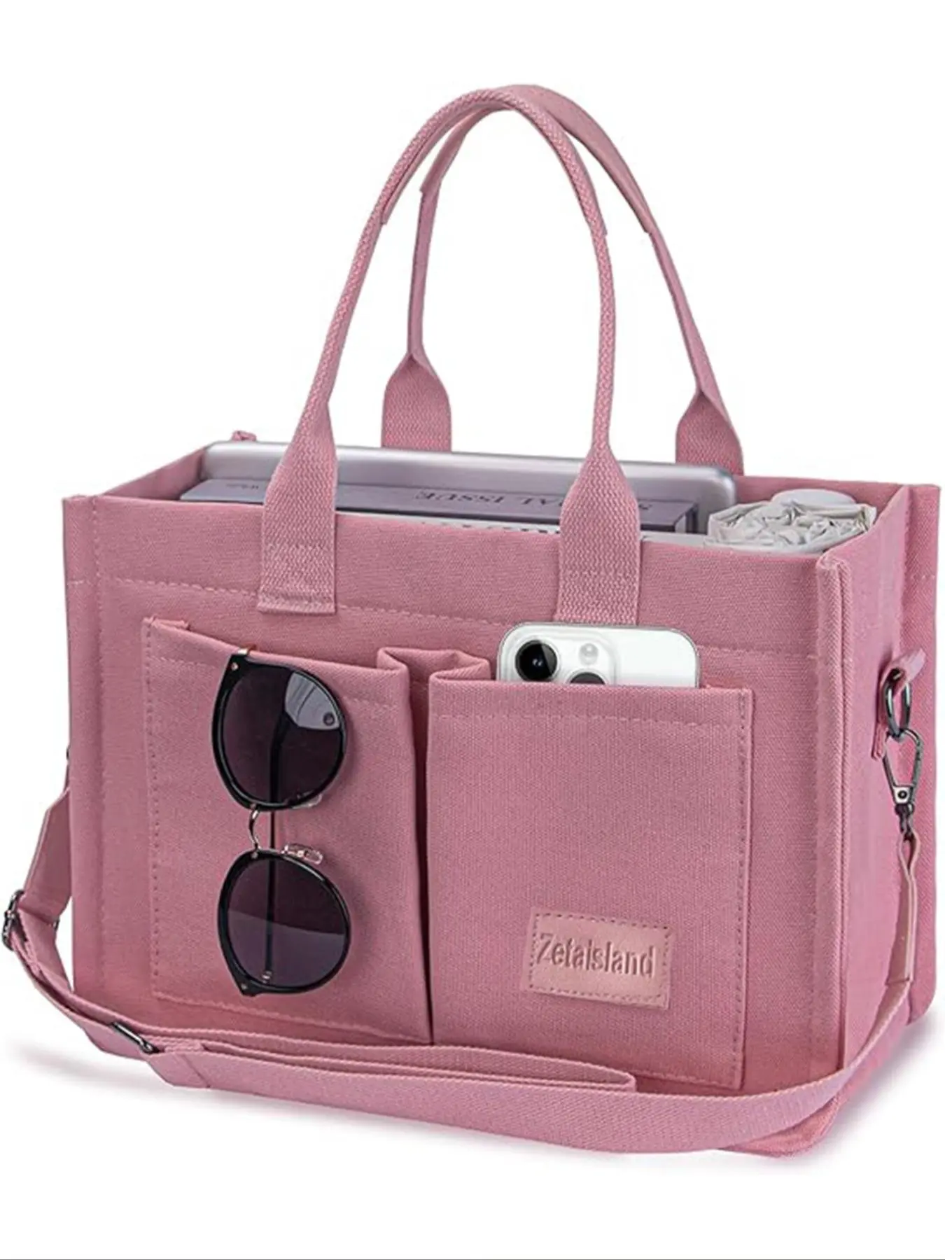 Simple and versatile everyday women's tote bag,large-capacity lightweight handbag, fashionablecrossbody bag for traveling, lunch box bag, suitablefor office workers commuting and daily travel.