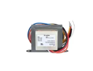 TRADEPRO TP-40VA - Transformer, 120-208-240/24 VA & 40 VA With Wire Leads & Quick Connect