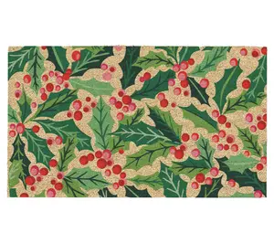 Design Imports Holly Jolly Doormat