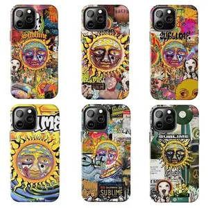 Sublime Tough Phone Case, Punk Rock Beach Style, Suitable for iPhone 17-11 Pro Max/Plus and  Samsung Galaxy S23-25