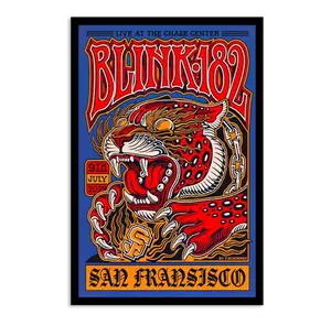 Blink 182 Tour In San Francisco CA On July 9 2024 Poster