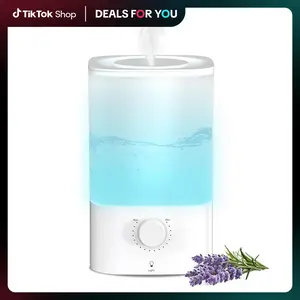 ZAFRO 3.2L Comfort Humidifiers for Bedroom, 360° Adjustable Nozzle & 7 Color LED Night Light, Top Fill Design & Multiple Mist Levels, Ultrasonic Cool Mist Humidifier with Auto Shut-off, White