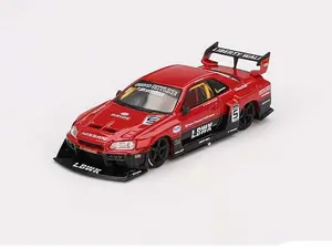 Nissan LB-ER34 Super Silhouette SKYLINE – Red/Black (Mini GT) Diecast 1:64 Scale Model - TSM MGT00843